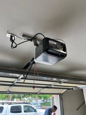  Technician replacing garage door opener in Murrieta